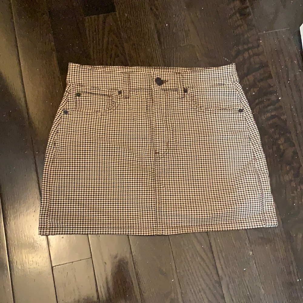 AEO Houndstooth mini skirt